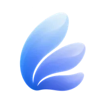 Kiyohama rounded feather logo